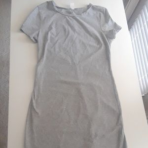 Light grey gently worn tshirt dress.